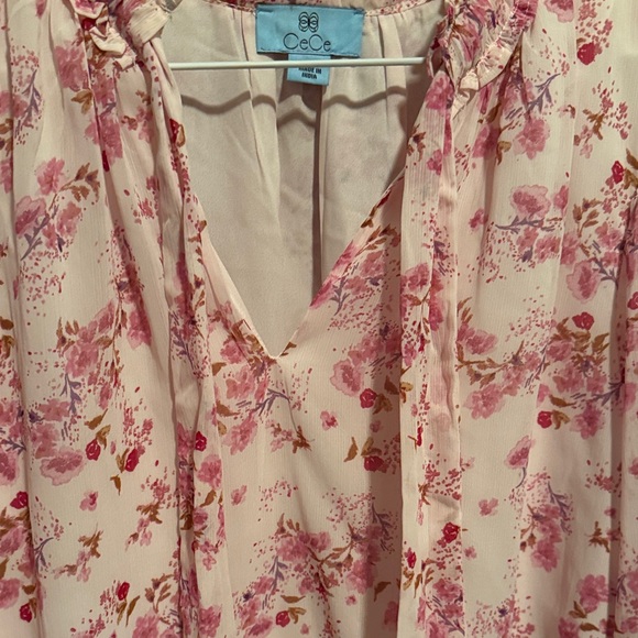 Floral Cece Pink Blouse - Picture 4 of 4